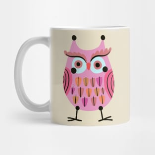 Pink Owl Mug